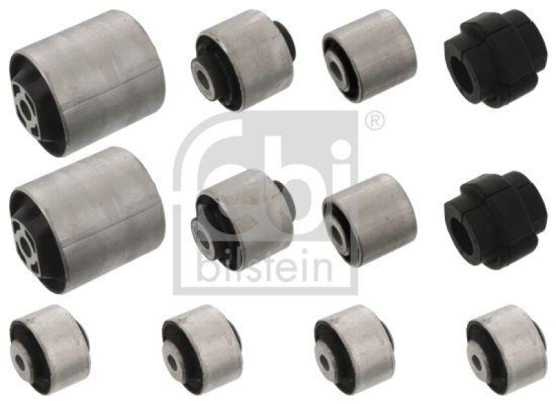 FEBI BILSTEIN 45551 Querlenkerlagersatz mit Stabilisatorlagern für VW-Audi