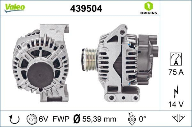 VALEO 439504 Generator Neu - ORIGINS