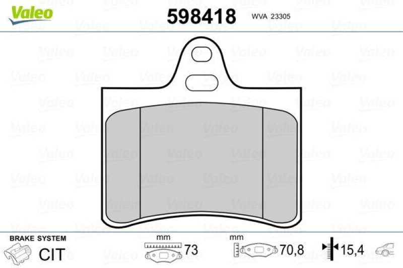 VALEO 598418 SBB-Satz PREMIUM