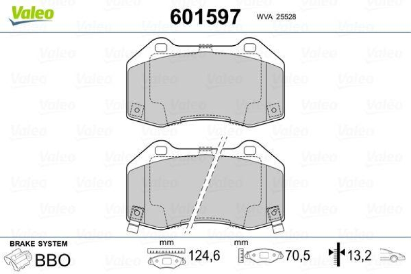 VALEO 601597 SBB-Satz PREMIUM