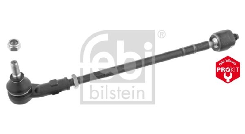 FEBI BILSTEIN 24258 Spurstange mit Endstück und Sicherungsmutter für VW-Audi