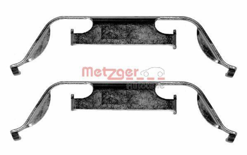 METZGER 109-1222 Zubehörsatz, Scheibenbremsbelag für BMW