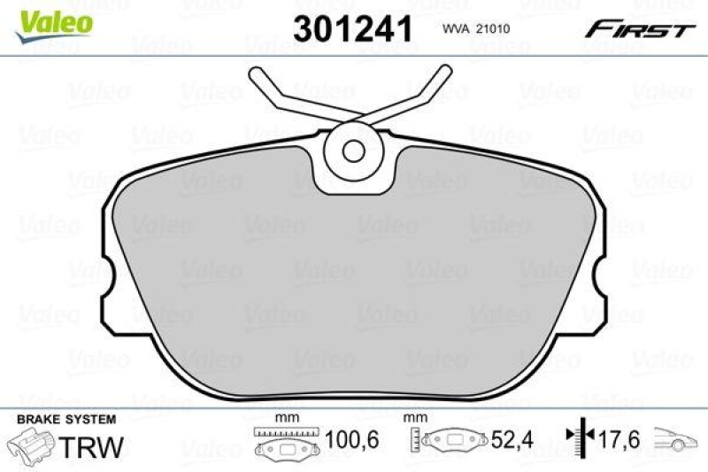 VALEO 301241 SBB-Satz FIRST