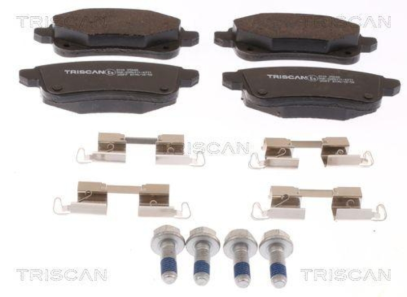 TRISCAN 8110 25048 Bremsbelag Hinten für Renault