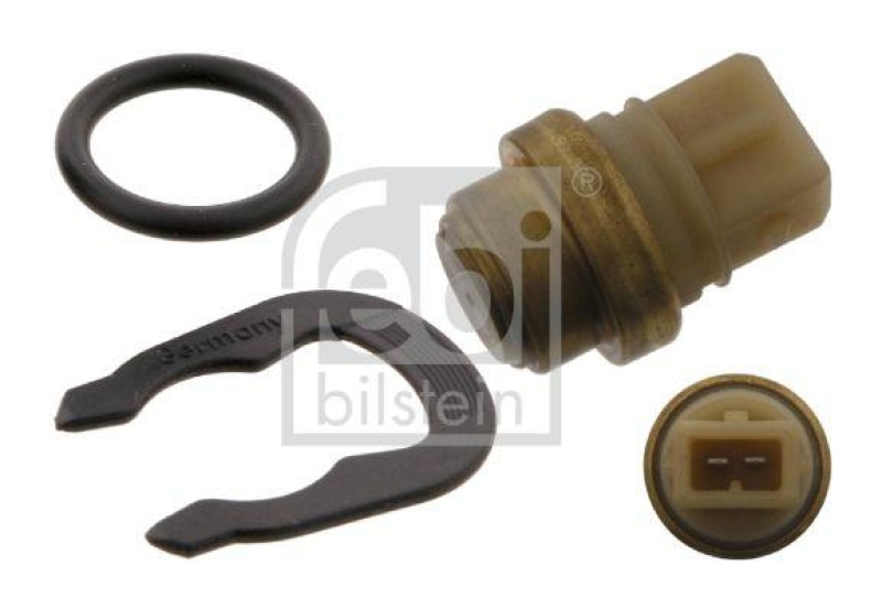 FEBI BILSTEIN 33888 Kühlmitteltemperatursensor mit Dichtung und Haltefeder für VW-Audi