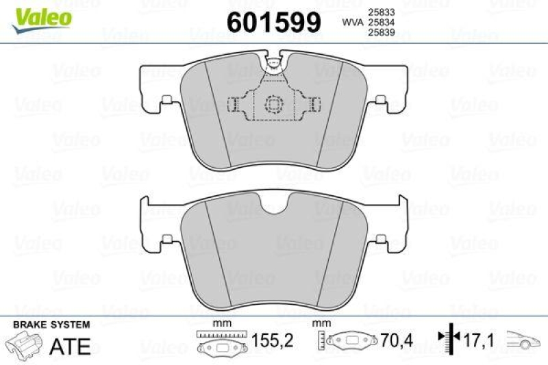 VALEO 601599 SBB-Satz PREMIUM