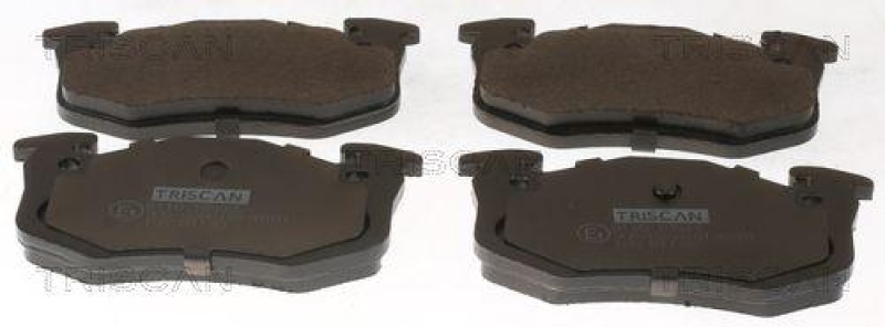 TRISCAN 8110 10943 Bremsbelag Hinten für Citroen, Peugeot, Renault