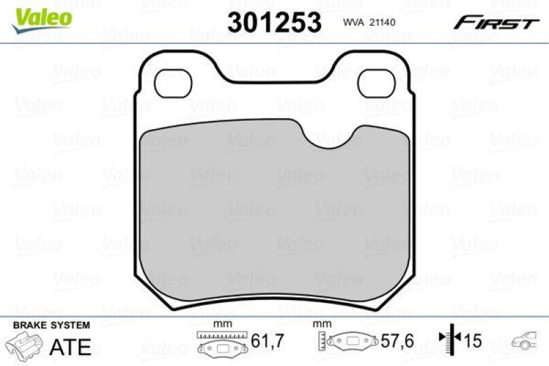 VALEO 301253 SBB-Satz FIRST