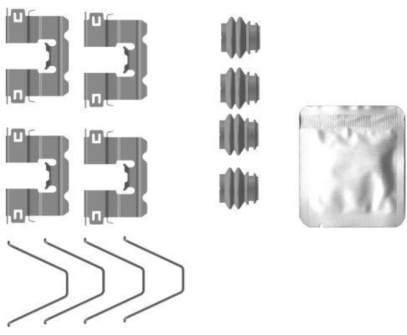 HELLA 8DZ 355 207-231 Zubehörsatz, Scheibenbrem