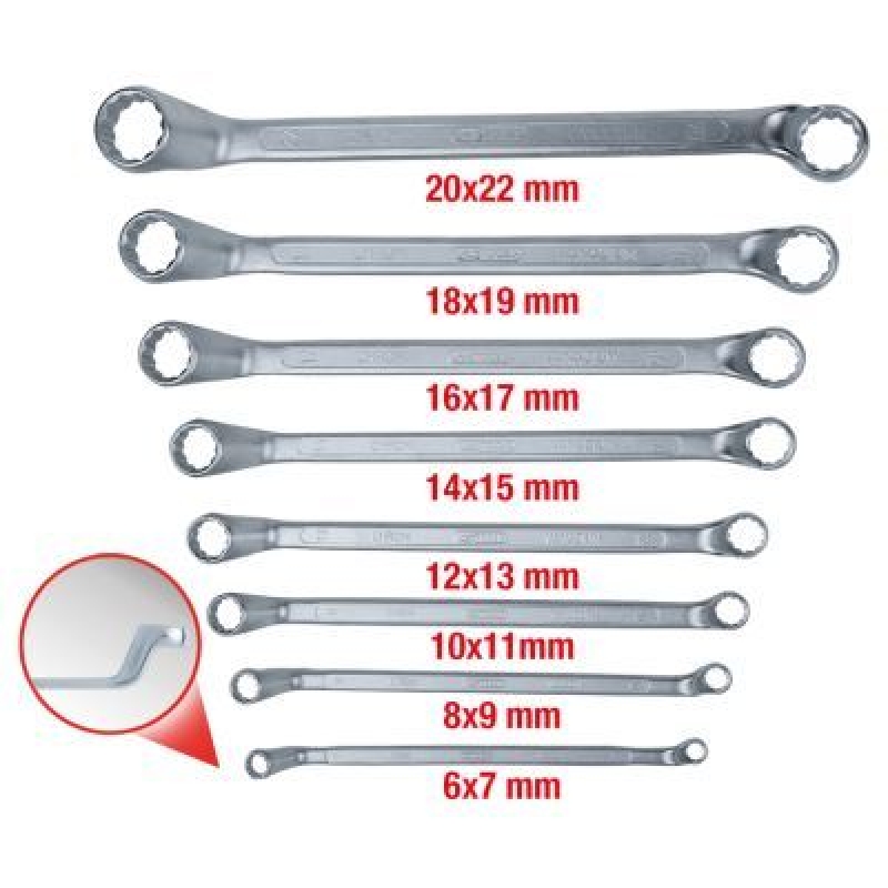 KS TOOLS 517.0248 Doppel-Ringschlüsselsatz