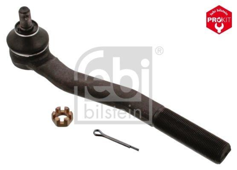 FEBI BILSTEIN 41091 Spurstangenendst&uuml;ck mit Kronenmutter und Splint f&uuml;r Jeep