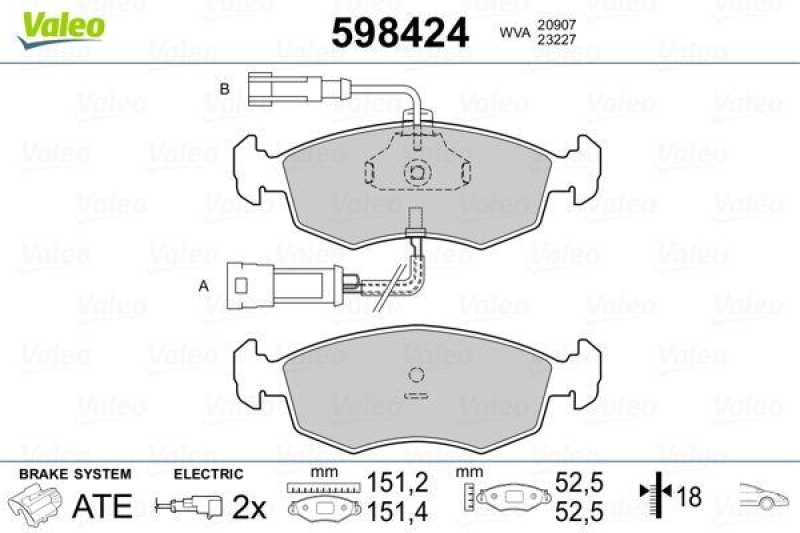 VALEO 598424 SBB-Satz PREMIUM