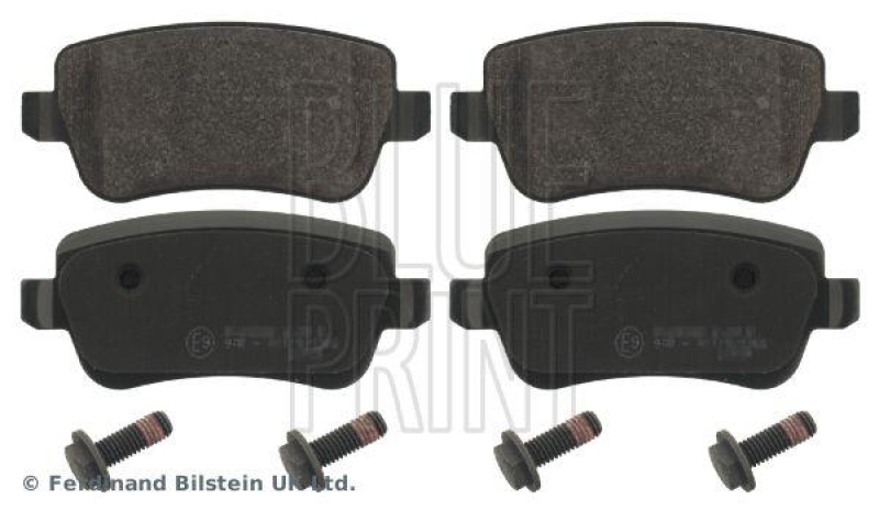 BLUE PRINT ADL144228 Bremsbelagsatz mit Schrauben f&uuml;r Fiat PKW