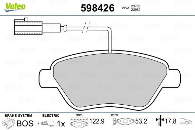 VALEO 598426 SBB-Satz PREMIUM