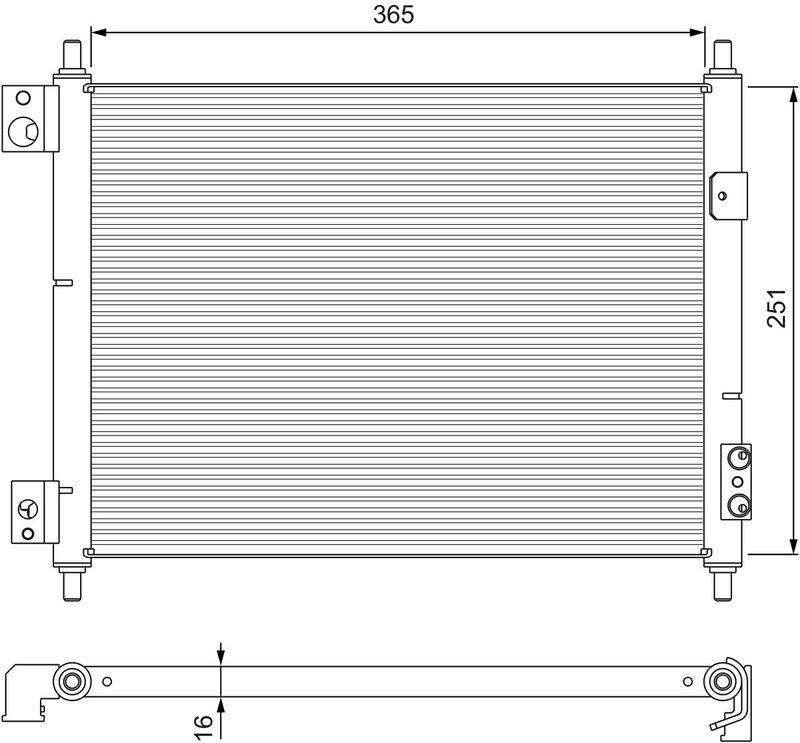 VALEO 815092 Kondensator RENAULT Maxity 91A