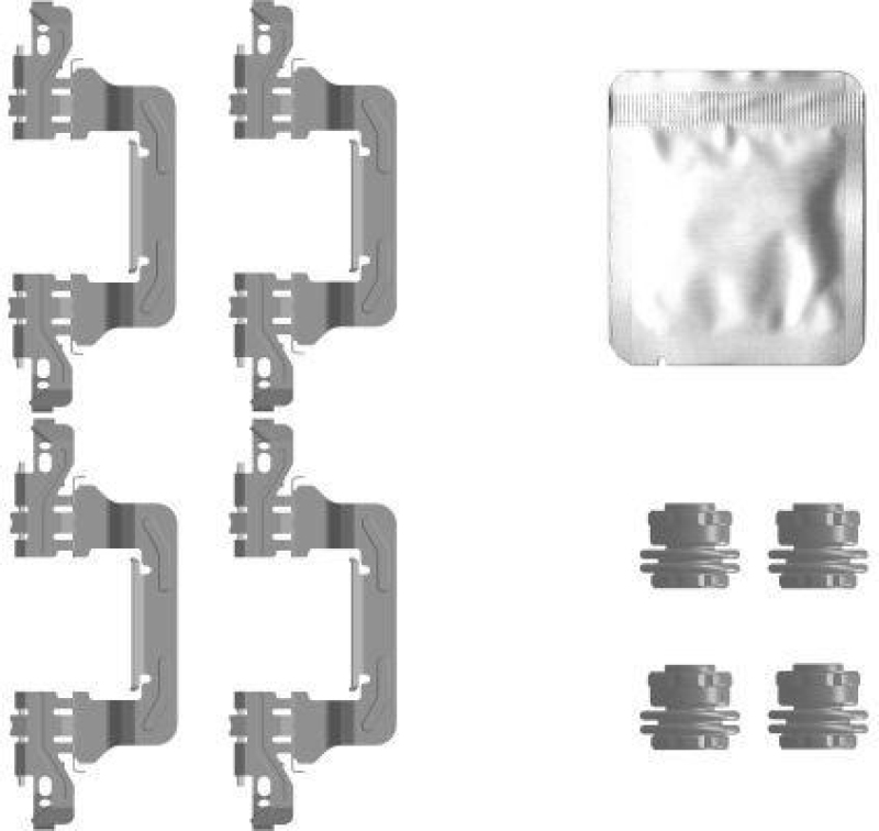 HELLA 8DZ 355 207-271 Zubehörsatz, Scheibenbrem