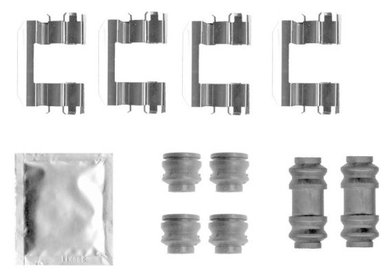 HELLA 8DZ 355 207-281 Zubehörsatz, Scheibenbrem