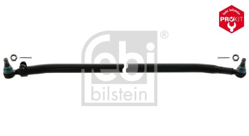 FEBI BILSTEIN 35410 Spurstange mit Kronenmuttern und Splinten für DAF