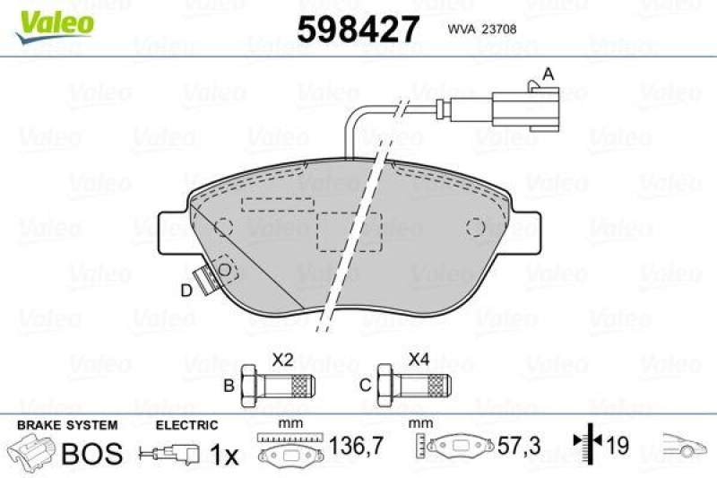 VALEO 598427 SBB-Satz PREMIUM