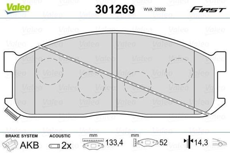 VALEO 301269 SBB-Satz FIRST