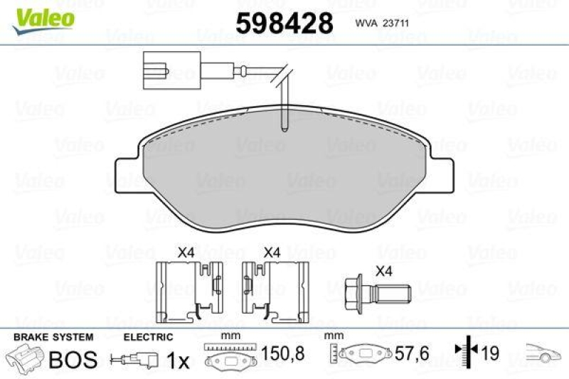 VALEO 598428 SBB-Satz PREMIUM