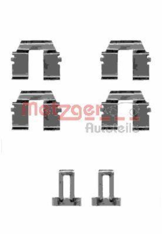 METZGER 109-1233 Zubehörsatz, Scheibenbremsbelag für FORD/SEAT/VW