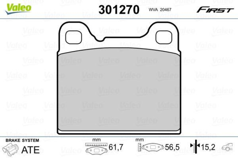 VALEO 301270 SBB-Satz FIRST