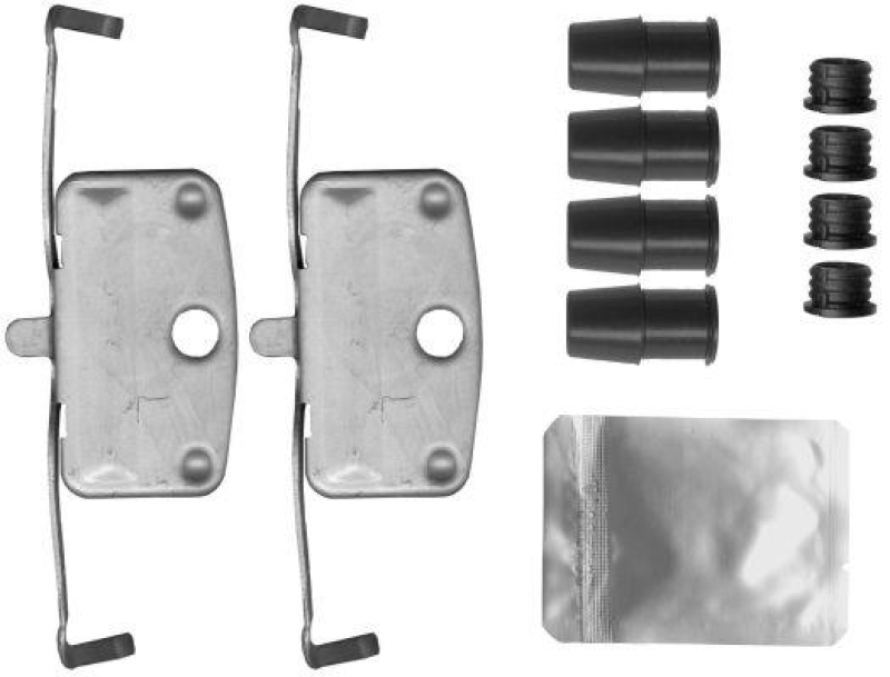 HELLA 8DZ 355 207-301 Zubehörsatz, Bremssattel