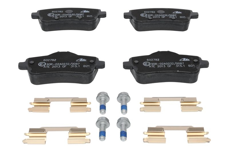 ATE 13.0460-2782.2 Bremsbelagsatz Scheibenbremse für Hinterachse