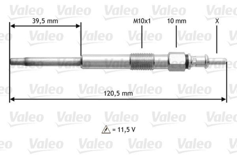 VALEO 345194 Glühkerze SMART SMART,CABRIO,F