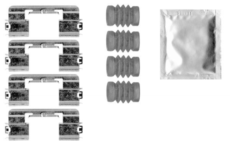 HELLA 8DZ 355 207-311 Zubehörsatz, Scheibenbrem