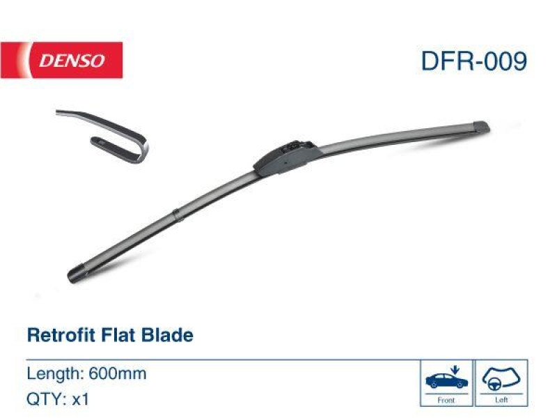 DENSO DFR-009 Wischer Retrofit flatblade KIA PRO CEE`D