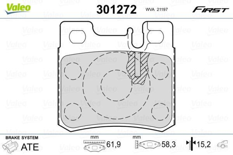 VALEO 301272 SBB-Satz FIRST