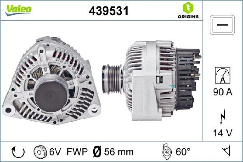 VALEO 439531 Generator Neu - ORIGINS