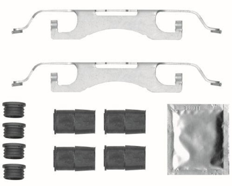 HELLA 8DZ 355 207-321 Zubehörsatz, Bremssattel