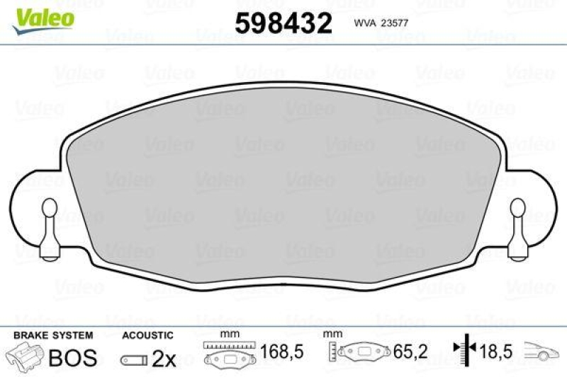 VALEO 598432 SBB-Satz PREMIUM