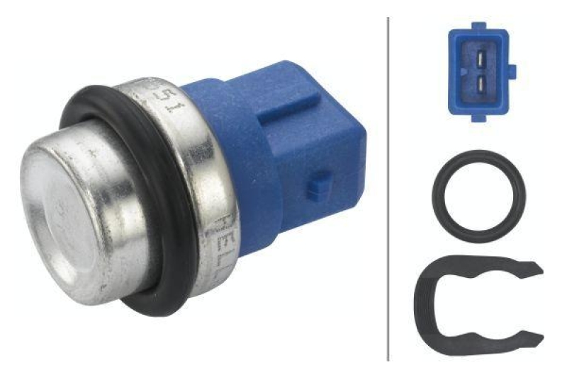 HELLA 6PT 009 107-551 Sensor Kühlmitteltemperatur