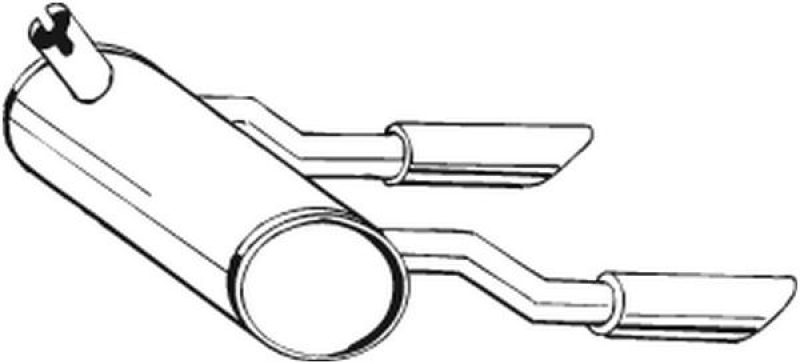 BOSAL 185-582 Endschalldämpfer