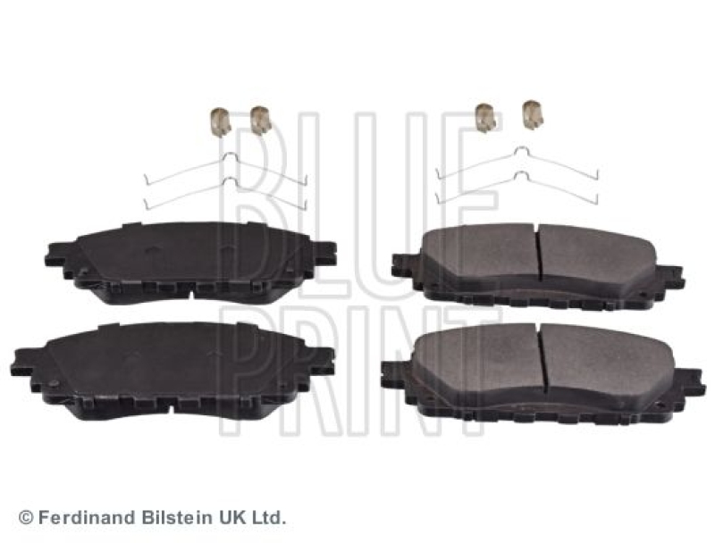 BLUE PRINT ADT342228 Bremsbelagsatz mit Befestigungsmaterial f&uuml;r TOYOTA