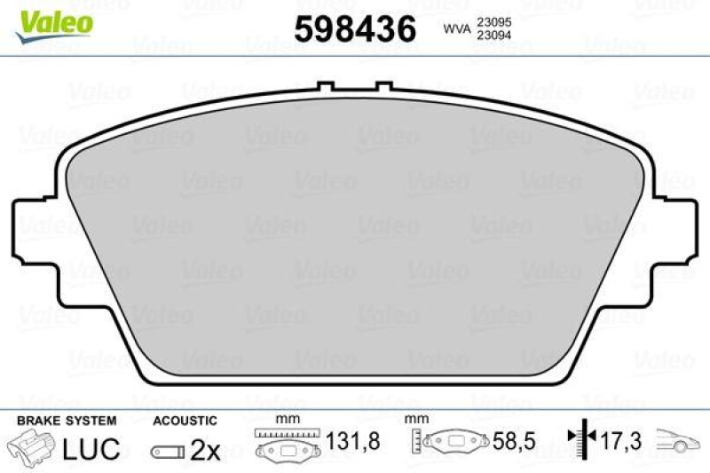 VALEO 598436 SBB-Satz PREMIUM