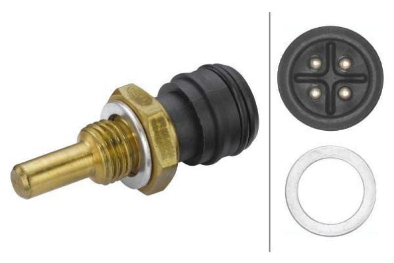 HELLA 6PT 009 107-841 Sensor, Kühlmitteltemp. für MB