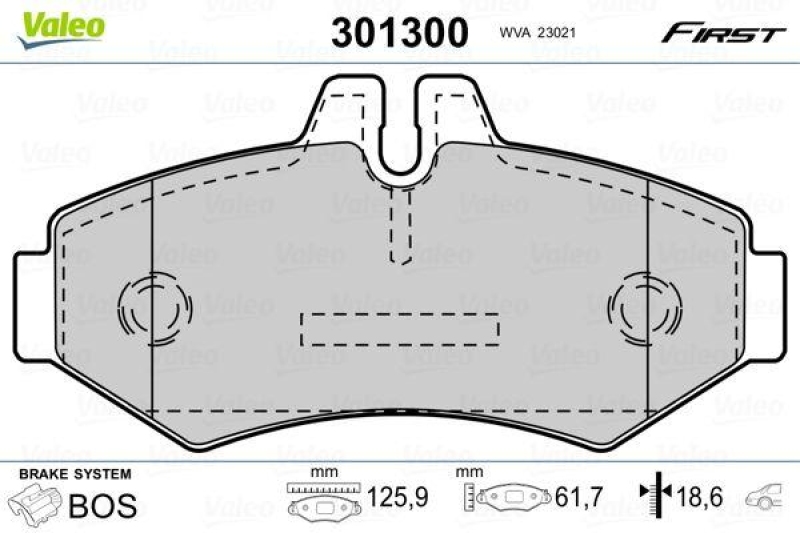 VALEO 301300 SBB-Satz FIRST