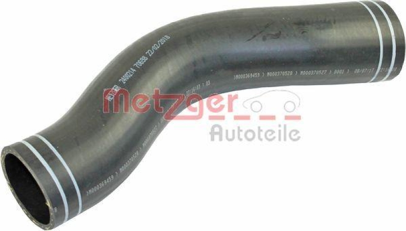 METZGER 2400214 Ladeluftschlauch für NISSAN