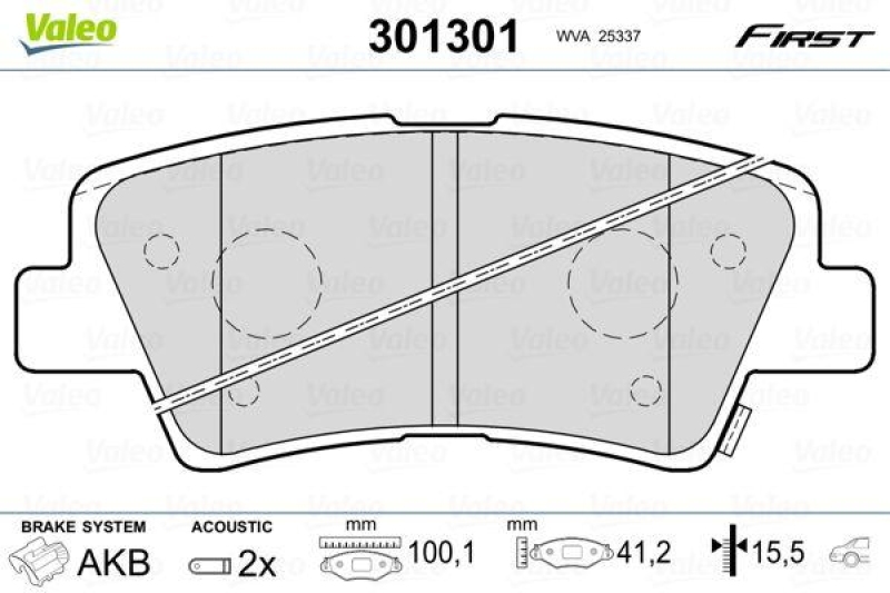 VALEO 301301 SBB-Satz FIRST