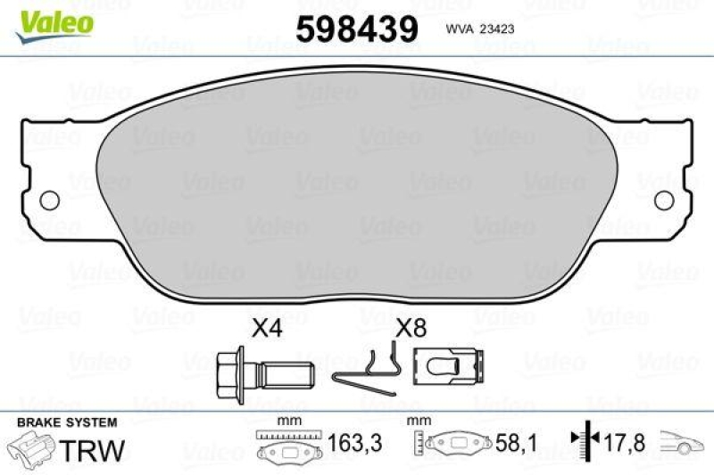 VALEO 598439 SBB-Satz PREMIUM