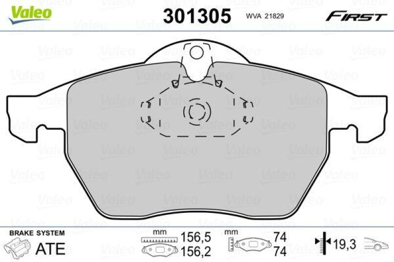 VALEO 301305 SBB-Satz FIRST