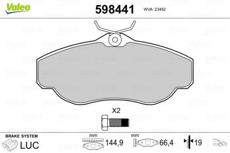 VALEO 598441 SBB-Satz PREMIUM