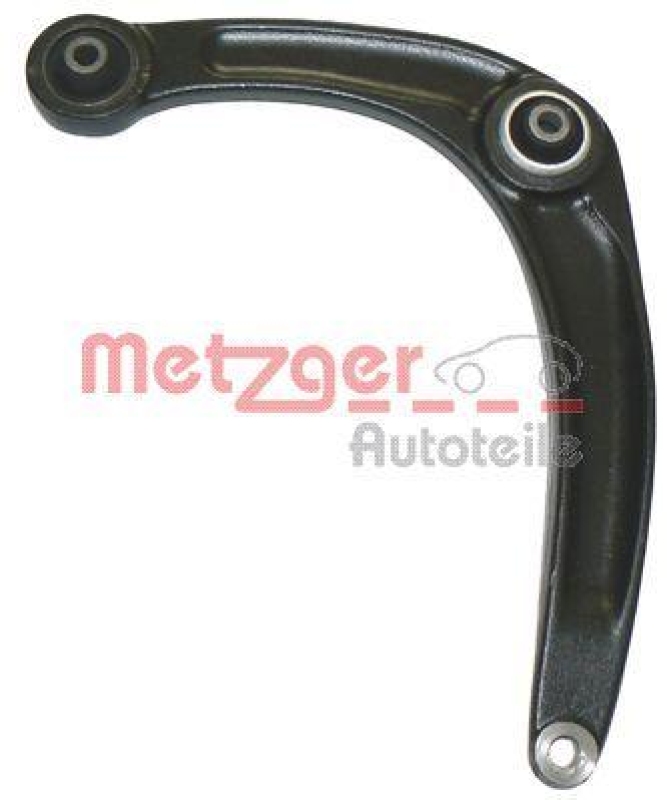 METZGER 58059401 Lenker, Radaufhängung für CITROEN/PEUGEOT VA links UNTEN