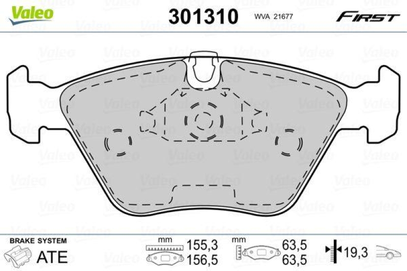 VALEO 301310 SBB-Satz FIRST