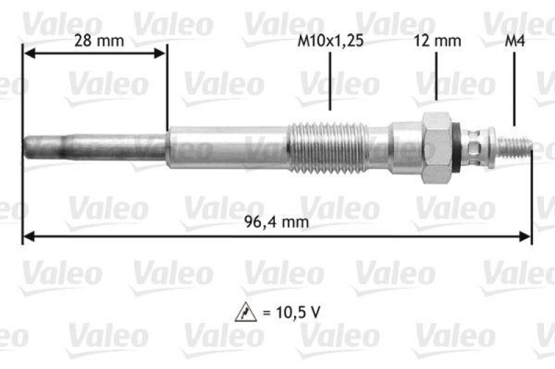 VALEO 345209 Glühkerze TOYOTA CARINA II,CO